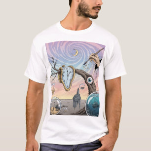 Camiseta de Arte Surrealista – Fantasias Abstratas