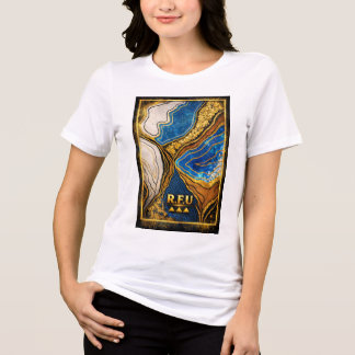 Camiseta de Arte Urbana Abstrata PowerOf3Brand