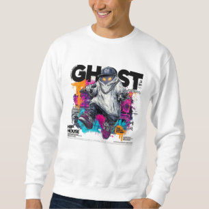 Camiseta de Arte Urbana de Hip Hop do Fantasma Rap