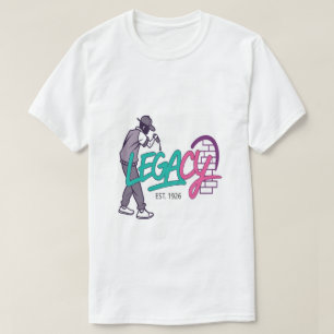 Camiseta de Arte Urbana Grafite Legacy Est 1926