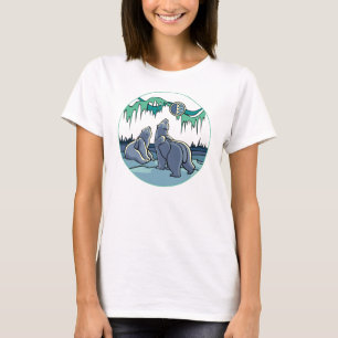 Camiseta de Arte Ursa Polar Camisas