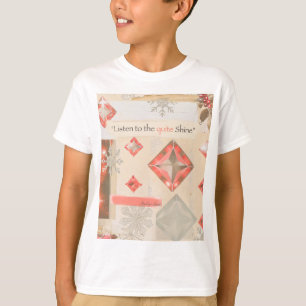 Camiseta de Arte Vintage Infantil – Jornada e Luz 