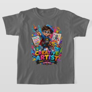 Camiseta de Artista Criativo Amante da Arte para C