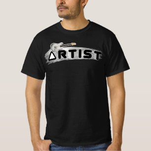 Camiseta de Artista de Guitarra   Camisa de Estilo