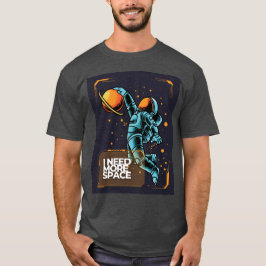 Camiseta de Astronauta 'Preciso de Mais Espaço'