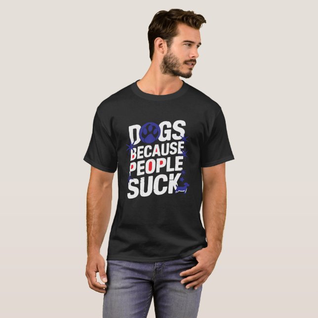Camiseta de Atualização Emocional para Cães para A (Frente Completa)