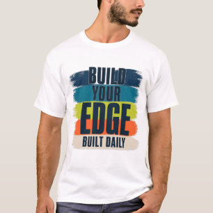 Camiseta de Autoaprimoramento Construa Sua Borda