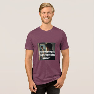 Camiseta de Autoaprimoramento Orgulhosa Reflexão