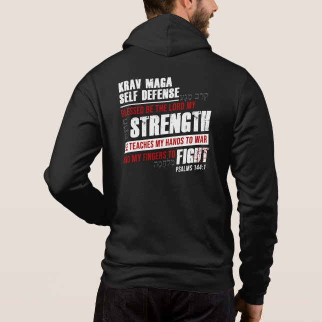 Camiseta de autodefesa Christian Krav Maga (Verso)