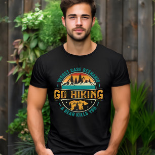 Camiseta de Aventura ao Ar Livre Vá Caminhar