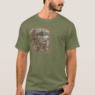Camiseta de Aventura de Cabina de Montanha