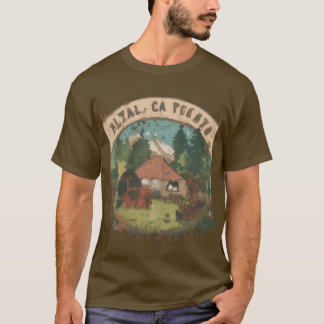 Camiseta de Aventura de Cabina de Montanha