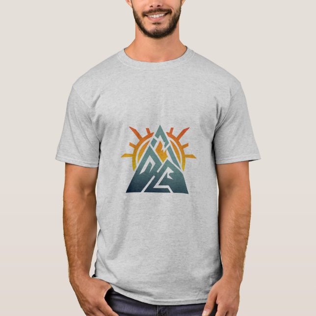 Camiseta de Aventura de Caminhada no Triângulo do  (Frente)