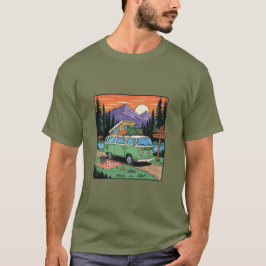 Camiseta de Aventura de Equipamento de Sobrevivênc