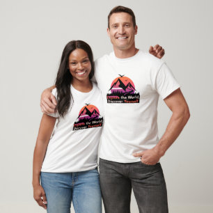 Camiseta de Aventura de Verão Tropical