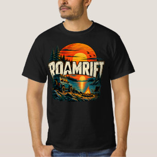 Camiseta de Aventura de Viagem pela Montanha Roamr