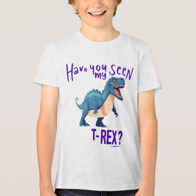 Camiseta de Aventura do T-Rex Perdido (Frente)
