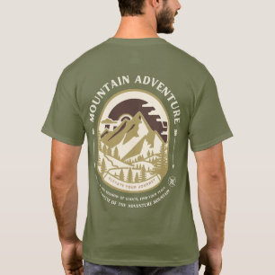 Camiseta de Aventura na Montanha – Caminhada ao Ar