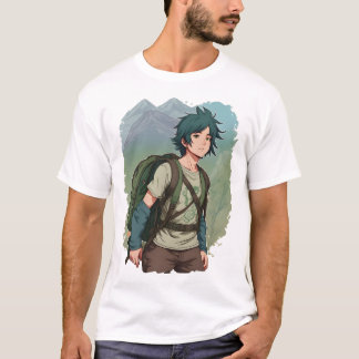 Camiseta de Aventura na Montanha do Garoto Andejo