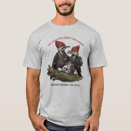 Camiseta de Aventura na Natureza para Famílias Pil