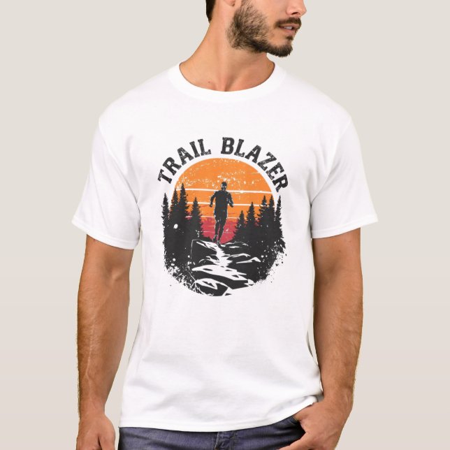 Camiseta de Aventura Trail Blazer Masculina (Frente)