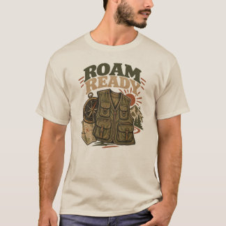Camiseta de Aventura Utilitária Roam Ready
