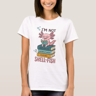 Camiseta de Axolote 'Não Sou Egoísta' - Presente D