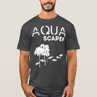 Camiseta de azul aquascaper