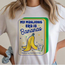 Camiseta de Azulejo de Jogo Casca de Banana da Era