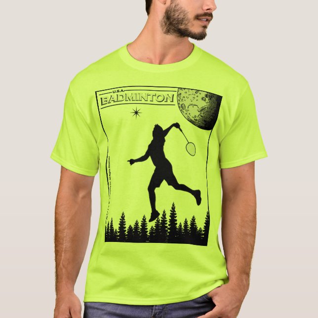 Camiseta de Badminton dos EUA (Frente)