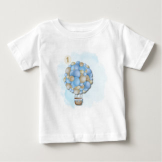 Camiseta de Balão de Ar Quente do 1º Aniversário d