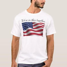 Camiseta de bandeira americana