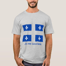 Camiseta de Bandeira do Quebec 