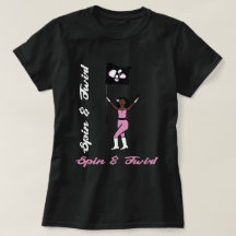 Camiseta de Bandeira Flor Rosa