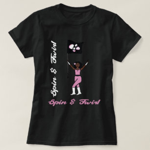 Camiseta de Bandeira Flor Rosa