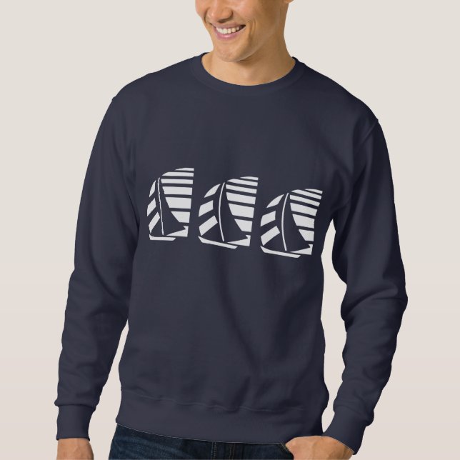 Camiseta de barco de corrida de veleiros (Frente)