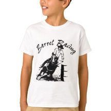 Camiseta de Barrel Racing para crianças