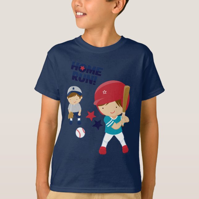 Camiseta de Baseball Infantil (Frente)