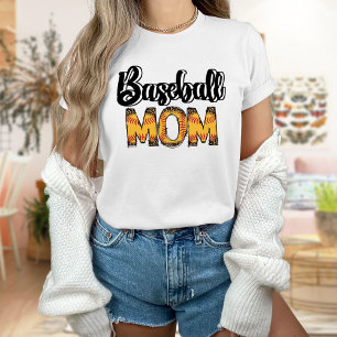 Camiseta de baseball linda mãe, presente mãe