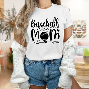 Camiseta de baseball, mãe de beisebol
