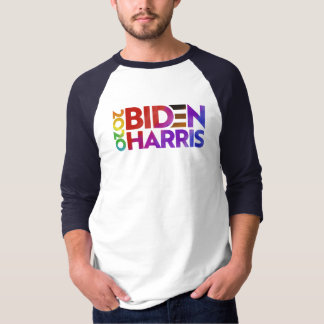 Camiseta de basebol Biden Harris 2020