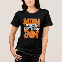 Camiseta de Basquete da Mãe do Garoto de Aniversár