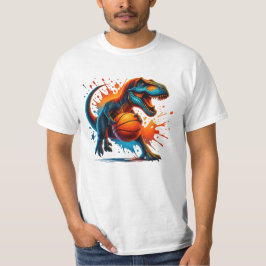 Camiseta de Basquete Dinossauro - Gráfico Desporti