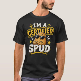 Camiseta de Batata Engraçada Certificada