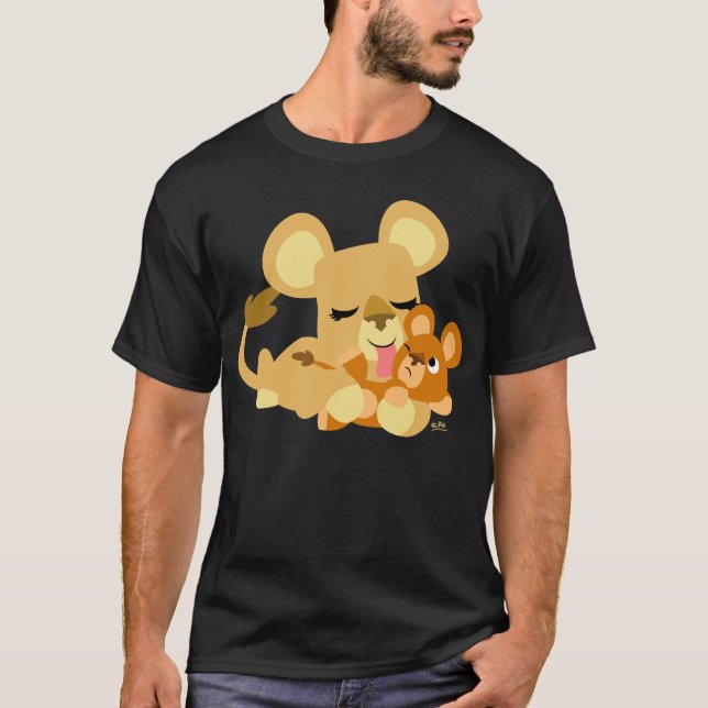 Camiseta de Bath do Bebê Lion (Frente)