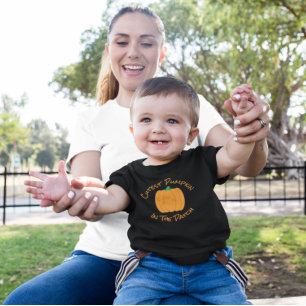 Camiseta de Bebê Abóbora Mais Fofa do Canto