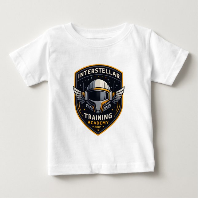 Camiseta de Bebê Academia de Treinamento Intereste (Frente)