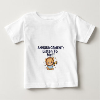 Camiseta de bebê anúncio de ursinho fofo