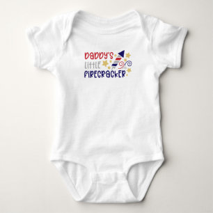 Camiseta de Bebê Bombeiros do pai