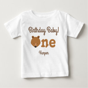 Camiseta de Bebê Bonito Primeiro Aniversário